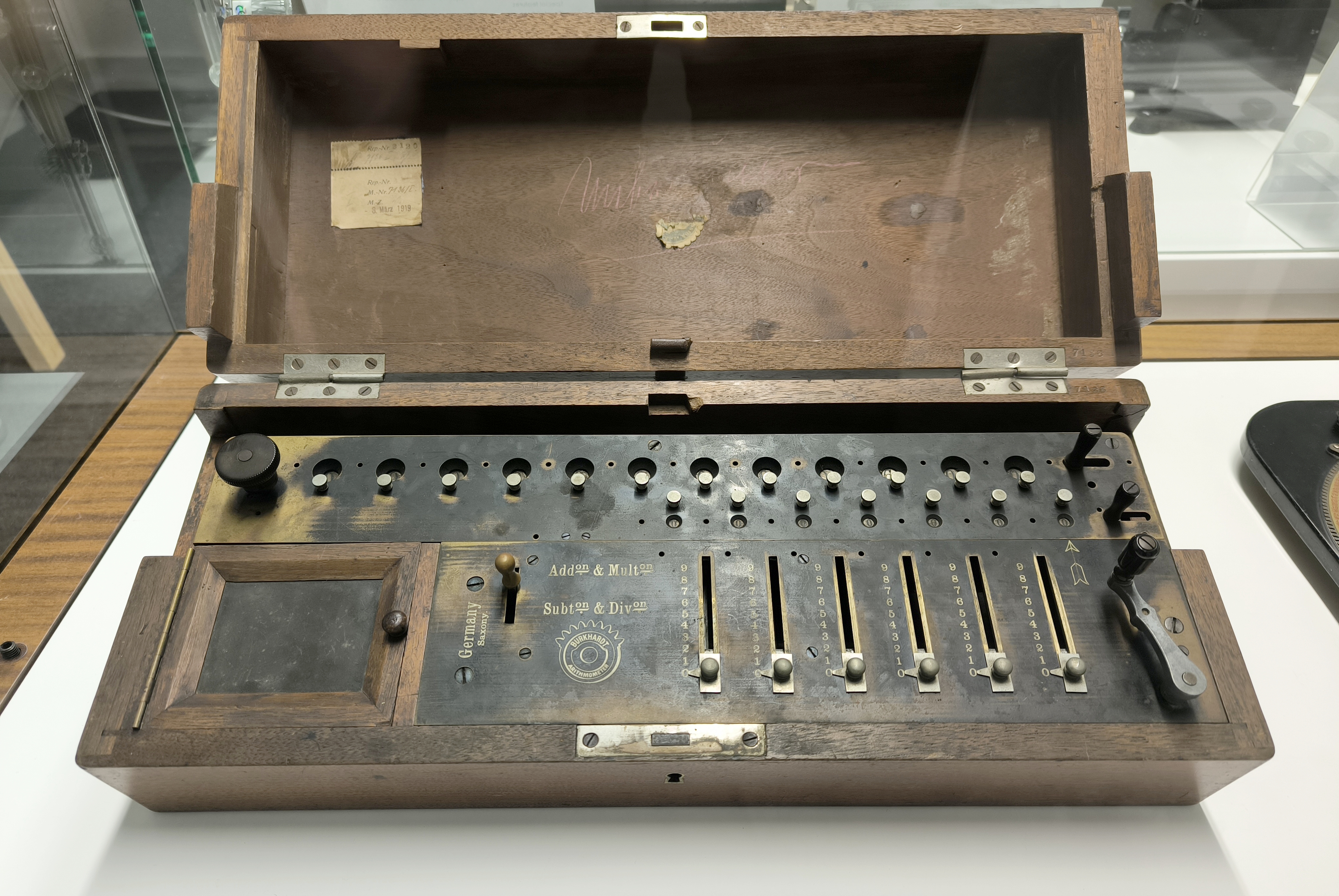 Burkhardt Arithmometer